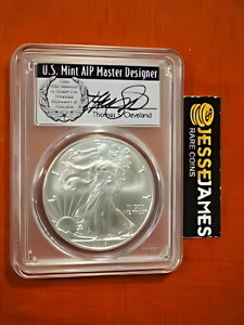 2018 シルバー イーグル PCGS MS70 トーマス クリーブランド 発行初日 FDI リース ラベル