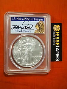 2017 シルバー イーグル PCGS MS70 トーマス クリーブランド 発行初日 FDI チーフ ラベル