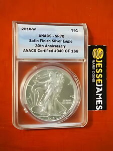 2016 W �o�[�j�b�V���V���o�[ �C�[�O�� ANACS SP70 �u30 ���N�L�O�v �t�B���f���t�B�A �����[�X