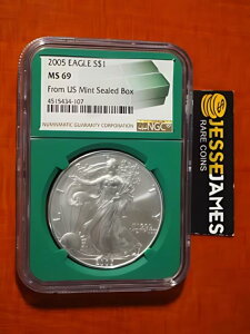 2005 $1 AJ Vo[ C[O NGC MS69 č~g V[ {bNX x O[ RA