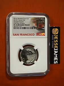 2018 S 25C ���o�[�X �v���[�t �V���o�[ �A�|�X�g�� �A�C�����Y �N�H�[�^�[ NGC PF70 �������s