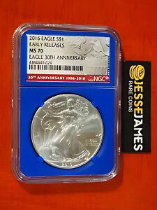 2016 $1 AJ Vo[ C[O NGC MS70 [X u[ RA