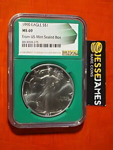 1990 $1 AJ Vo[ C[O NGC MS69 čY~g V[ {bNX x O[ RA
