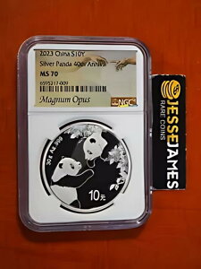 2023 `Ci Vo[ p_ NGC MS70 }Oi I[pX x 30G .999 Vo[
