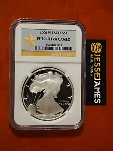 2006 W �v���[�t �V���o�[ �C�[�O�� NGC PF70 �E���g�� �J���I �E�G�X�g �|�C���g �S�[���h �X�^�[ ���x��