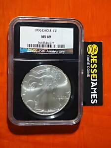 1996 $1 AJ Vo[ C[O NGC MS69 ubN RA z_[