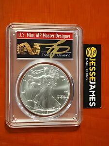 2019 シルバー イーグル PCGS MS70 トーマス クリーブランド 発行初日アローズ ラベル