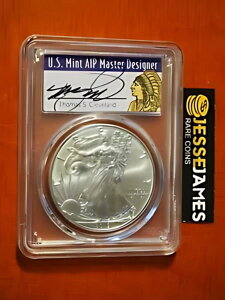 2019 シルバー イーグル PCGS MS70 トーマス クリーブランド 発行初日 FDI チーフ ラベル