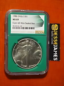 1986 $1 AJ Vo[ C[O NGC MS69 č~g V[ {bNX x O[ RA