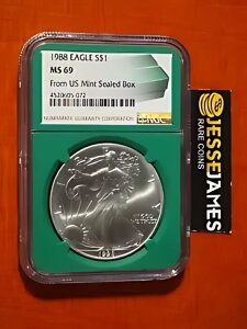 1988 $1 AJ Vo[ C[O NGC MS69 čY~g V[ {bNX x O[ RA