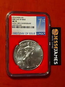 2016 $1 AJ Vo[ C[O NGC MS70 s FDI  1 x bh RA