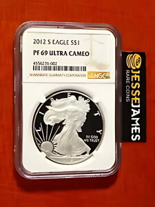 2012 S �v���[�t �V���o�[ �C�[�O�� NGC PF69 �E���g�� �J���I �N���V�b�N �u���E�� ���x��