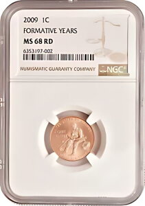 2009-P �����J�[�� �Z���g �`���� 1C �W�F�� ������ NGC MS68 RD ���b�h