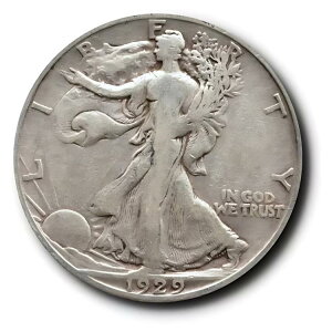 1929-S EH[LO oeB n[t_[ 50C VF ɏ㎿