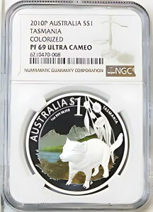 2010-P I[XgA ^X}jA S$1 J[CYh v[t Vo[ NGC PF69 Eg JI