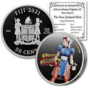 �t�B�W�[ 2021 1�I���X �V���o�[ �X�g���[�g�t�@�C�^�[ II CHUN-LI �u�����A���g �����ʃR�C�� CoA�t��