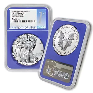 2021-(W) $1 Vo[ C[O T1 NGC MS70 s u[ RA 1IX .999 t@C