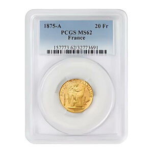 tX 1875-A S[h 20 t GWF PCGS MS62 bL[ tXʃRC