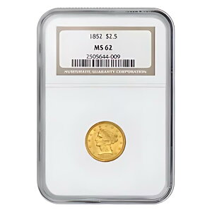 1852 $2.5 S[h oeB wbh NGC MS62 NH[^[ C[O tBftBA O[h RC