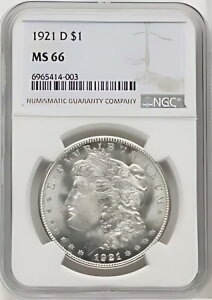 1921 D US K Vo[ h 1 h - NGC MS 66