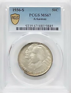 1936-S US Vo[LO 50C A[J\[ - PCGS MS67