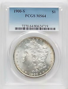 1900-S čK 1 h - PCGS MS64