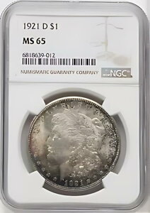1921 D US K Vo[ h 1 h - NGC MS 65