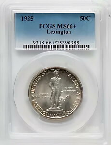 1925 US Vo[LO 50C LVg - PCGS MS66+