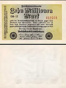 �h�C�c 10000000 - 1000 ���}�[�N 1923�AUNC�AP-106a�A���̓����� G/D