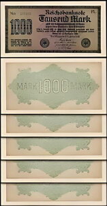 Germany 1000 Mark 1922�AUNC�A5 �� LOT�A�A���AP-76�A���S������