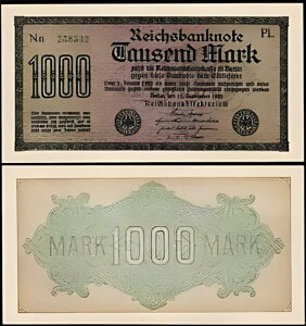 �h�C�c 1000 �}�[�N 1922�AUNC�AP-76�A���S�ɓ���������