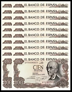 XyCAGXp[jA100 PESETAS 1970AUNC- 20 bgAP-152