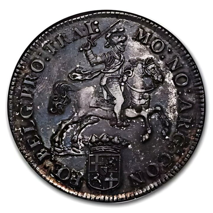 楽天市場】1739 オランダ ユトレヒト シルバー 1 デュカトン AU-55 NGC 