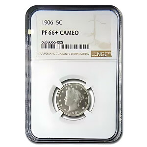 1906 ���o�e�B �w�b�h V �j�b�P�� PF-66 �J���I+ NGC