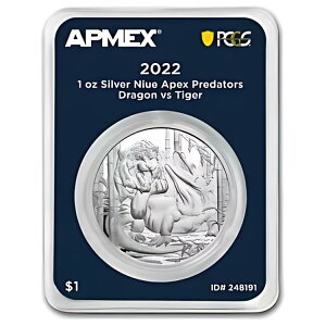 2022 �j�E�G �V���o�[ �A�y�b�N�X �v���f�^�[�Y: �h���S�� vs �^�C�K�[ MDP? + PCGS FS