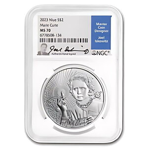 2023 �j�E�G 1 �I���X �V���o�[ �C���X�s���[�V�����̃A�C�R��: �}���[ �L�����[ MS-70 NGC