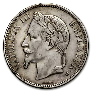 1868-BB ��񎟃t�����X�鍑 �V���o�[ 5 �t���� �i�|���I�� 3 �� XF