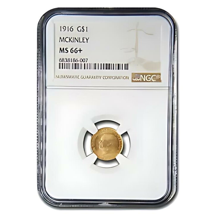 楽天市場】1916 ゴールド 1.00 マッキンリー記念 MS-66+ NGC : 世界の  
