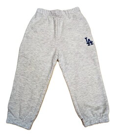 MLB　LA　ドジャース　刺繍　ロングパンツ　スウェット長ズボン　キッズ　　子供　裏毛　冬　春　服　男の子　女の子　野球　オートミール　100cm　110cm　120cm　130cm　140cm　150cm　160cm　部屋着