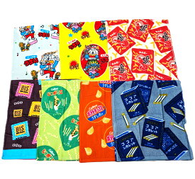 お菓子シリーズ　フェイスタオル　綿100％　約34x75cm　おもしろタオル　レジャー　お風呂　プール　海　山　川　プリント　かわいい　スポーツ　ギフト　プレゼント　タオル　キャラクター
