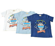 アンパンマン　だだんだん　プリント　半袖　Tシャツ　ベビー　キッズ　子供　男の子　女の子　ホワイト…