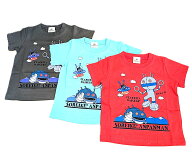 アンパンマン　ガレージ系　だだんだん　バイキンマン　プリント　半袖　Tシャツ　ベビー　キッズ　子供…