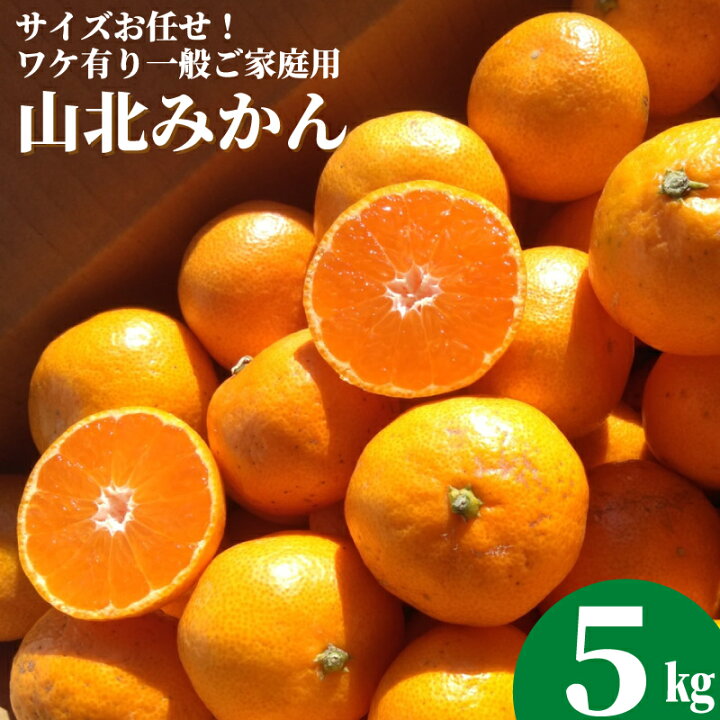 楽天市場】【送料無料】みかんの名産地高知産：山北みかん5kgワケ 