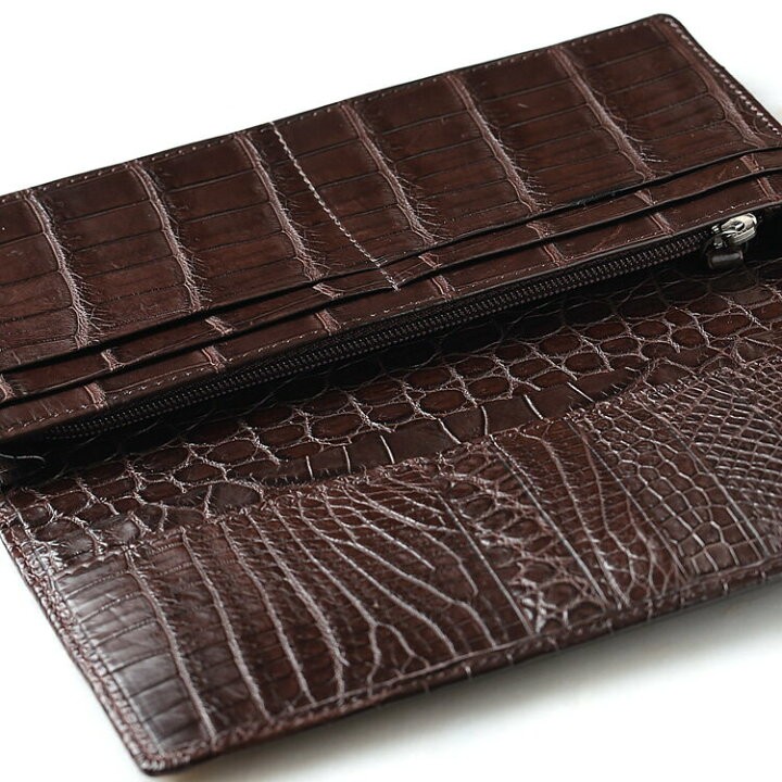 楽天市場】財布 長財布 メンズ レディース クロコダイル ワニ革 小銭  