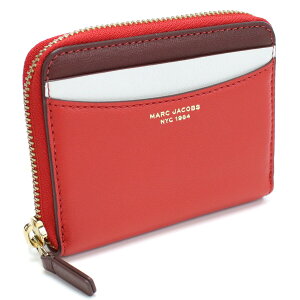 }[NEWFCRuX MARC JACOBS THE ZIP AROUND WALLET S167L03FA22 z RCP[X K TRUE RED MULTI bhn fB[X bh