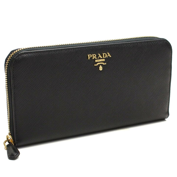 楽天市場】プラダ PRADA 1ML506 長財布 ラウンドファスナー NERO  