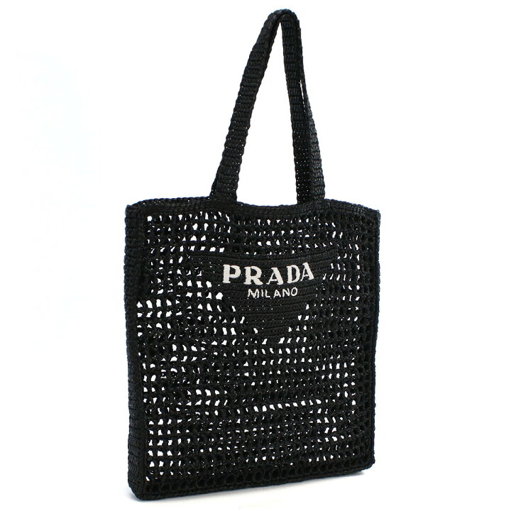 楽天市場】プラダ PRADA 2VG105 メンズ メッシュ トートバッグ カゴ  