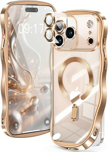 �y500�~�N�[�|���z�z���ziPhone17 �P�[�X iPhone17Pro 18Pro �P�[�X MagSafe�Ή� iPhone17ProMax 18ProMax �P�[�X ���� �N���A�P�[�X�y �J�����S�ʕی� �ČR�i���ϋv�ECD�����O�E���킢����wave�G�b�W�z���̓}
