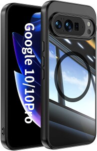 Google Pixel 10 10 Pro �P�[�X Google Pixel 10a �P�[�X Google Pixel 9a�P�[�X MagSafe�Ή� ���ϖh�~ ���C�����X�[�d�Ή� �����Y�ی� �ϏՌ� �}�O�l�b�g���� �ϋv�� �X�g���b�v�z�[���t�� �K���X�t�B�����t��