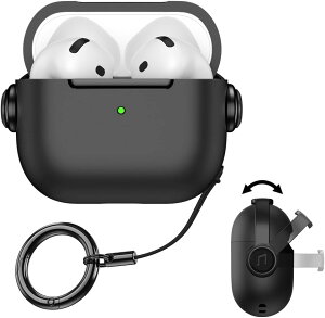 AirPods4 �P�[�X �ʋC AirPods Pro 3 �P�[�X AirPods Pro 2 �P�[�X ���� �N���A TPU ���b�N�t�� �����[�d�\ �ϏՌ� �y�� �L�Y�h�~ ������� ���C�����X�[�d�Ή� �J���r�i�t�� �G�A�|�b�Y�P�[�X �L���L